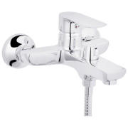 Змішувач для ванної кімнати Kroner KRM Main-C060 з душовим гарнітуром хром CV018619