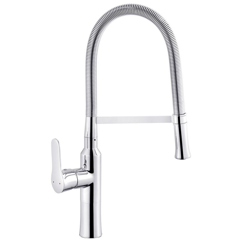 Смеситель для кухни Kroner KRP Küche-C035 с рефлекторным изливом хром CV020012