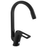 Змішувач для кухні Kroner KRM Zenda-SCH030 одноважільний чорний CV022960