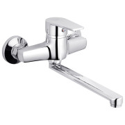 Смеситель для кухни Kroner KRM Oker-С040 настенный однорычажный хром CV031473