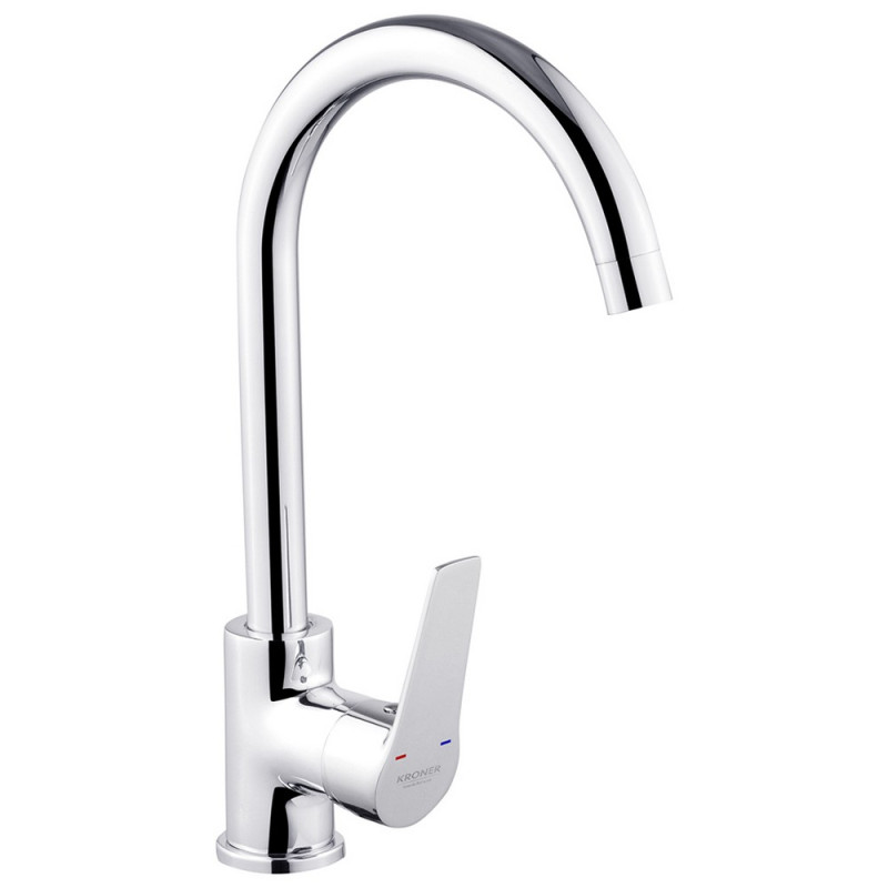 Смеситель для кухни Kroner KRP Hagen-C030 однорычажный хром CV032257