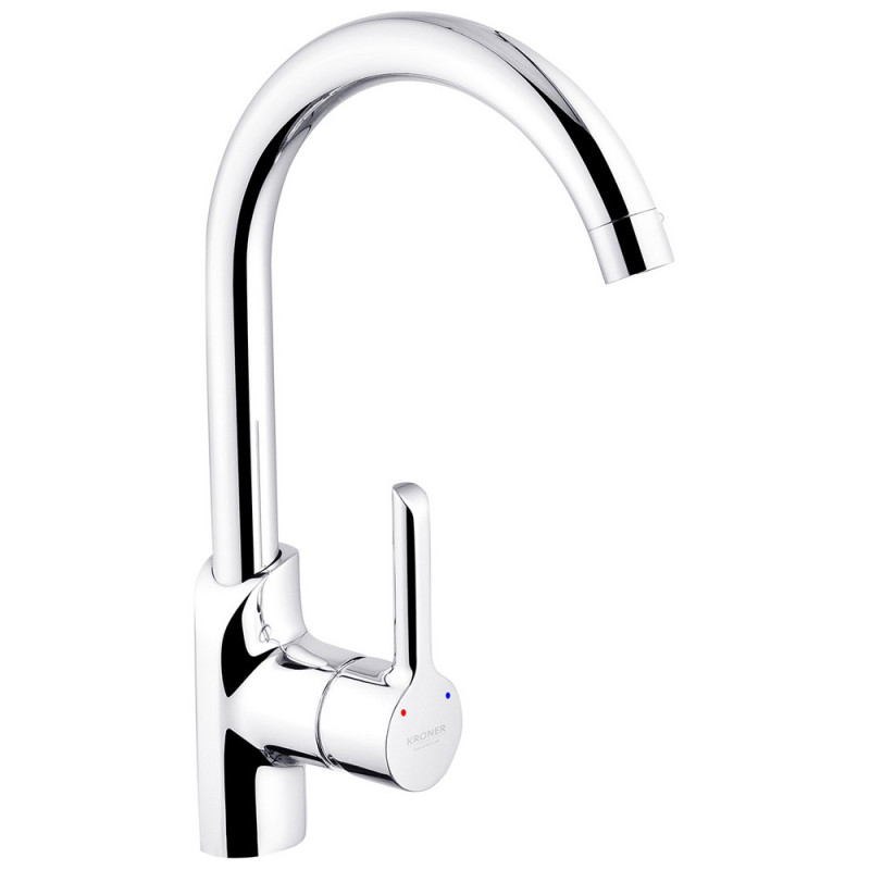 Смеситель для кухни Kroner KRP Essen-C030 однорычажный хром CV024332
