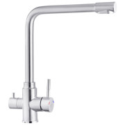 Змішувач для кухні Kroner KRP Edelstahl Klassisch-ESG038 під фільтр нікель CV022992