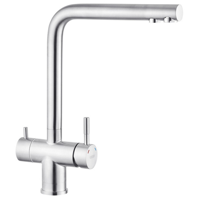 Змішувач для кухні Kroner KRP Edelstahl Klassisch-ESG03811 під фільтр нікель CV027932