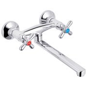 Смеситель для кухни Kroner KRP Royce-C040 настенный двухвентильный хром CV029051