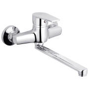 Змішувач для кухні Kroner KRM Oker-С040 настінний одноважільний хром CV031473