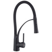 Смеситель для кухни Kroner KRP Ersel-SCH03393BLK с рефлекторным изливом черный CV033799