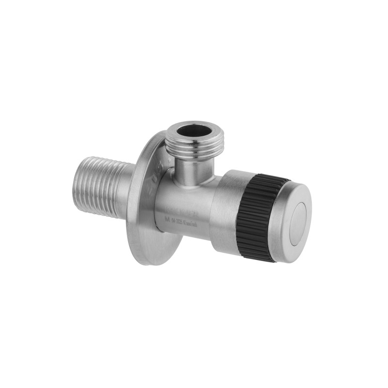 Кран приборный Kroner KRP Edelstahl Klassisch-ESG100 ½'х½' НН нержавеющая сталь CV022973