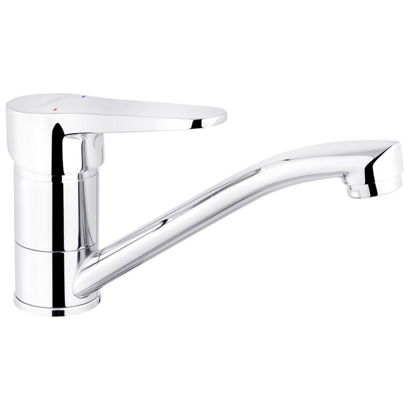 Змішувач для раковини Kroner KRM Elbe-C012 одноважільний хром CV023576