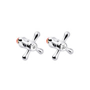 Ручка с кран-буксой для смесителя Kroner KRM C986 хром CV023567