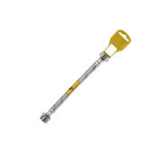 Гибкая подводка для подключения воды Kroner KRM-60ВЗ ½х½ ВН 60 см нейлоновая оплетка CV023671