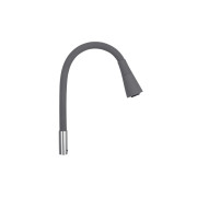Излив для смесителя Kroner KRP-C803GRA гибкий хром/серый CV031900