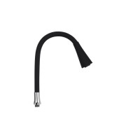 Излив для смесителя Kroner KRM-C8031BLK гибкий хром/черный CV031903