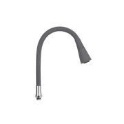 Излив для смесителя Kroner KRM-C8031GRA гибкий хром/серый CV031904