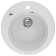 Мойка для кухни Kroner KompositGRA-510 ⌀51 см искусственный камень серый CV027407