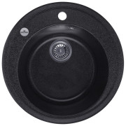 Мойка для кухни Kroner KompositGRB-510 ⌀51 см искусственный камень графитовый CV027408