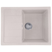 Мойка для кухни Kroner KompositCOL-6550 65х49,5 см искусственный камень песочный CV027410