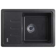 Мойка для кухни Kroner KompositGRB-6243 62х43 см искусственный камень графитовый CV031063