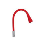 Излив для смесителя Kroner KRP-C803RED гибкий хром/красный CV031901