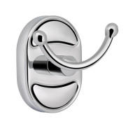 Гачок для ванної Kroner Elbe-ACC2905-2 подвійний метал хром CV022859