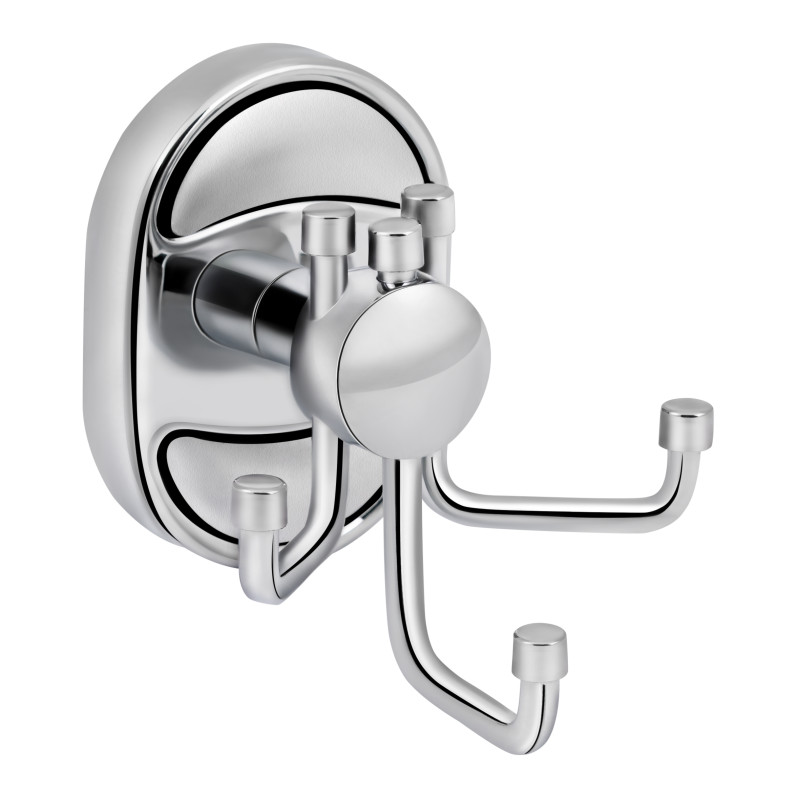 Гачок для ванної Kroner Elbe-ACC2905-3 потрійний метал хром CV022860