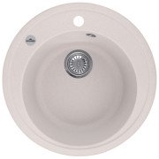 Мойка для кухни Kroner KompositCOL-510 ⌀51 см искусственный камень песочный CV027406