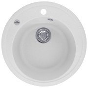 Мийка для кухні Kroner KompositGRA-510 ⌀51 см штучний камінь сірий CV027407