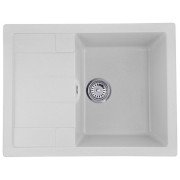 Мойка для кухни Kroner KompositGRA-6550 65х49,5 см искусственный камень серый CV027411