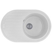 Мойка для кухни Kroner KompositGRA-7750 78х50 см искусственный камень серый CV027419