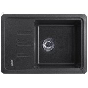 Мийка для кухні Kroner KompositGRB-6243 62х43 см штучний камінь графітовий CV031063