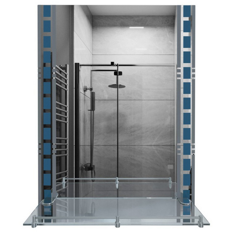 Зеркало в ванную комнату Kroner KRM Belantis-ACS706 50х70 см с полкой CV022930