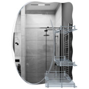 Дзеркало у ванну кімнату Kroner KRM Belantis-ACS705 48х67,5 см з трьома полицями CV022929