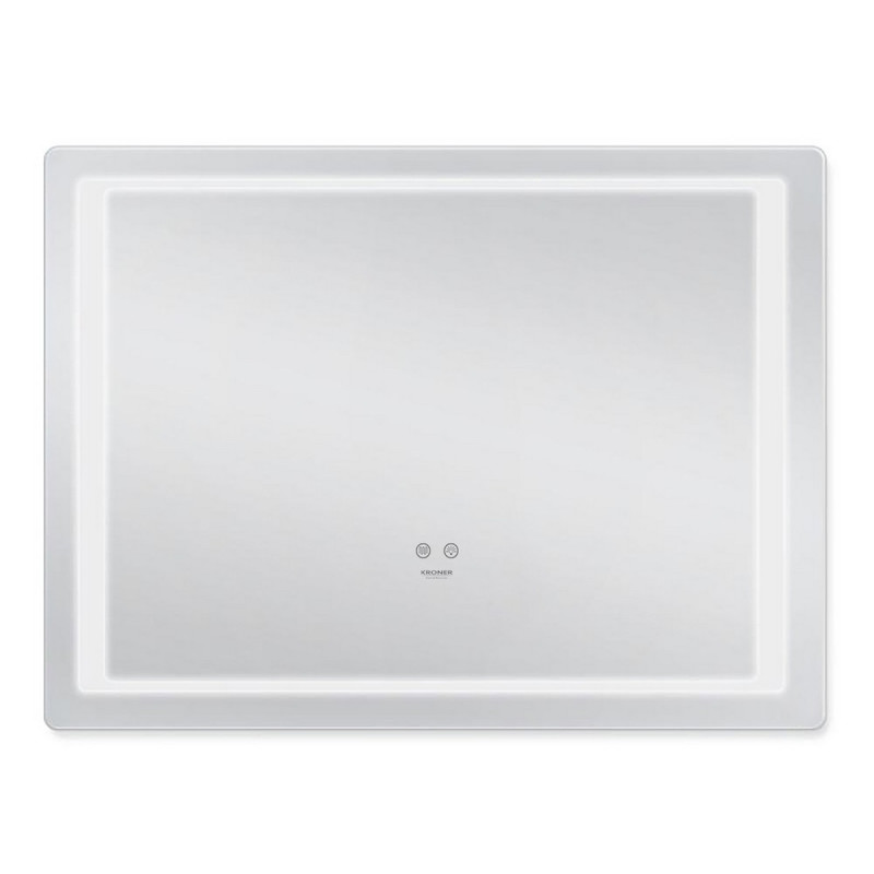 Зеркало Kroner KRP Spiegel HR2-8060 80х60 см с LED-подсветкой и антизапотеванием CV030033