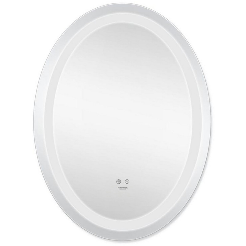 Зеркало Kroner KRP Spiegel VO1-5070 50х70 см с LED-подсветкой и антизапотеванием CV030040