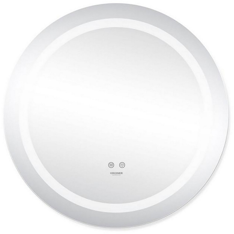 Дзеркало Kroner KRP Spiegel R2-6060 ⌀60 см з LED-підсвічуванням та антизапітнінням CV030042