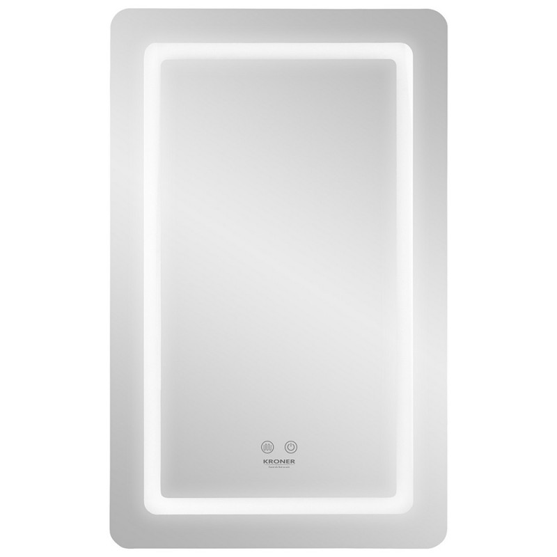 Зеркало Kroner KRP Spiegel VR6-5080 50х80 см с LED-подсветкой и антизапотеванием CV035334