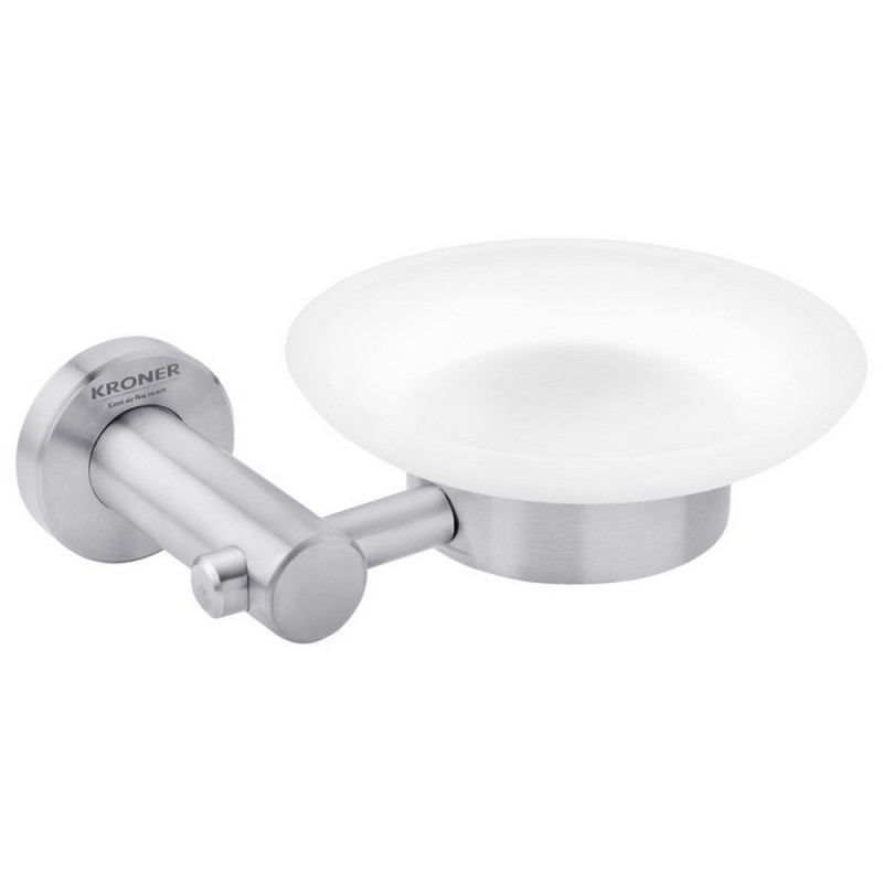 Мильниця для ванної кімнати Kroner KRP Edelstahl Klassisch-ESG3702 з тримачем нікель CV025639