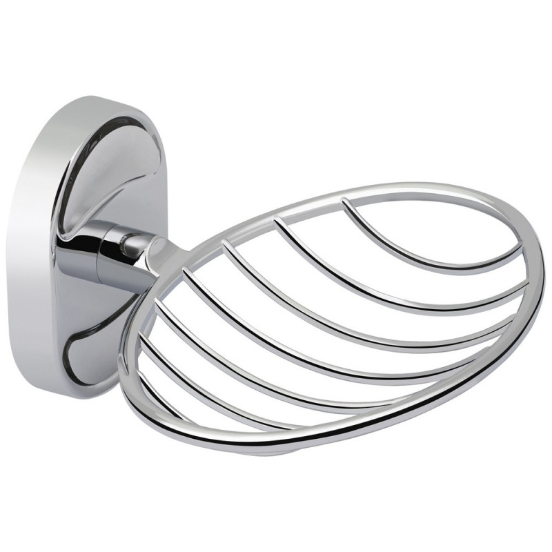 Мыльница для ванной Kroner KRM Elbe-ACC2902-1 с держателем хром CV022850