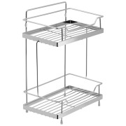 Полочка для ванной Kroner KRM Rizze-ACC330-2 металл хром CV022915