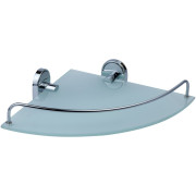 Полиця для ванної кімнати Kroner KRM Elbe-ACG2921-1 кутова скло CV022897