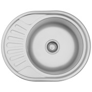 Мойка для кухни Kroner KRP Satin-574508180 57х45 см нержавеющая сталь CV022775