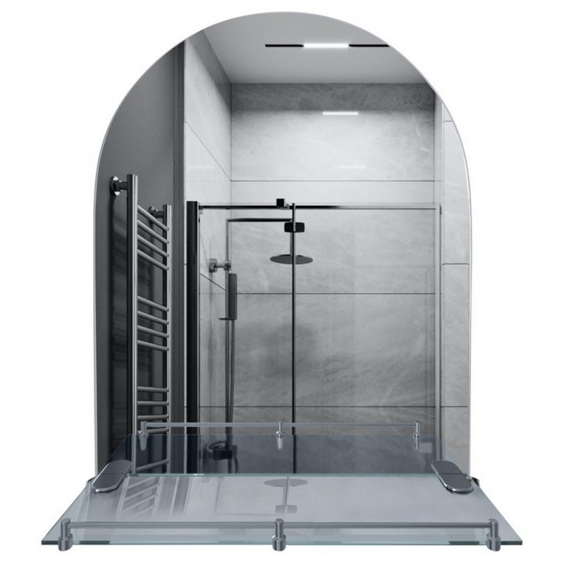 Дзеркало у ванну кімнату Kroner KRM Belantis-ACS703 50х69 см з полицею CV022928