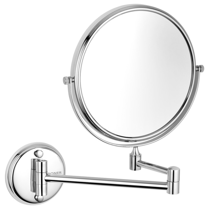 Зеркало косметическое Kroner KRP Graz-C1118 с 2-кратным увеличением хром CV035558
