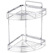 Полочка для ванной Kroner KRM Rizze-ACC329-2 угловая металл хром CV022913