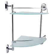 Полочка для ванной Kroner KRM Elbe-ACG2907-2 угловая стекло CV022866