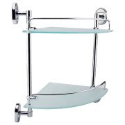 Полочка для ванной Kroner KRM Elbe-ACG2907-2 угловая стекло CV022866