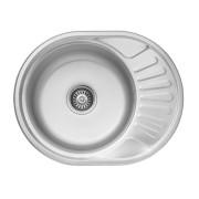 Мийка для кухні Kroner KRP Dekor-574506160 57х45 см нержавіюча сталь CV022771