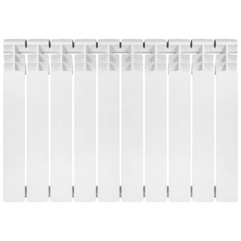 Радіатор опалення Kroner Alma 500М 500/80/80 10 секцій біметал білий CV034118