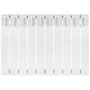 Радиатор отопления Kroner Alma 500М 500/80/80 10 секций биметалл белый CV034118