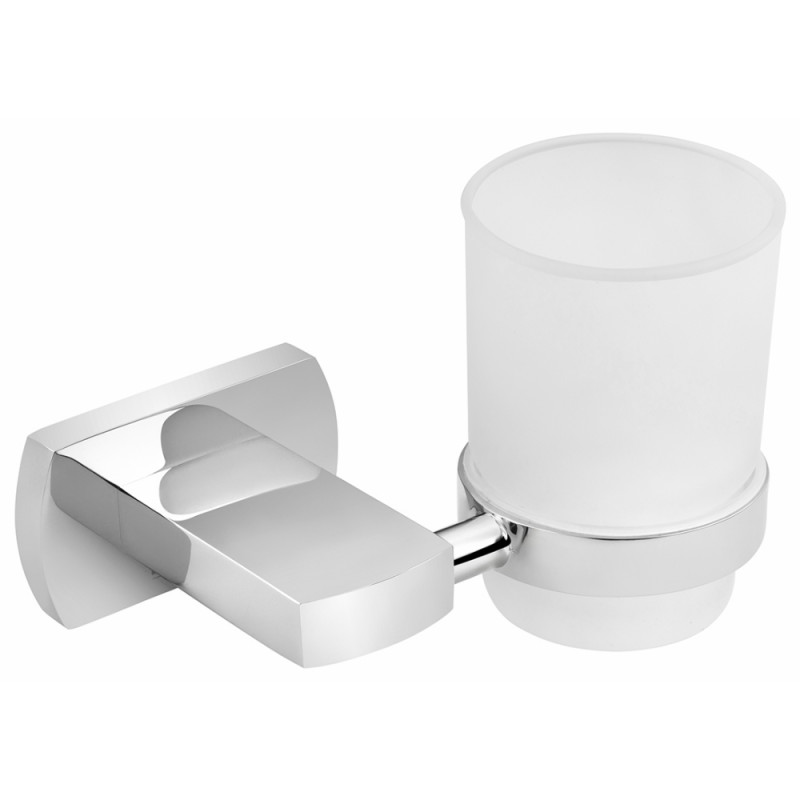 Склянка для зубних щіток Kroner KRP Graz-C95602 з тримачем хром CV024731